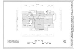 HOUSE PLANS – Tudor Revival mansion, detailed blueprints, PRINTED floor plans