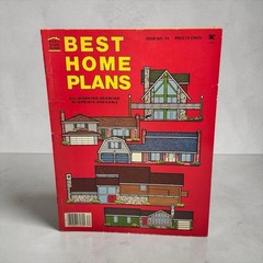 VTG Best Home Plan 1978 Mid Century Modern House Design Floor Plan Blueprints