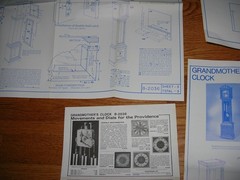 GrandMother’s Clock Kit B2036 Build it Yourself Plans Oak Cherry Walnut Maple