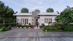 33×53 Feet House Design Plans 10×16 Meter 4 Beds 5 Baths Terrace (A4 Hard Copy)
