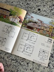 Vintage 1972 MCM Home Plans Design Catalog Blueprints Ranch Split-Level Houses