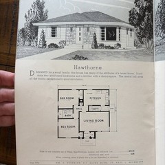 Vintage 1953 MCM Mid Century Home Designs House Plans Practical Homes Catalog