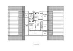 100’x56’ 4-Bedrooms, 4-Bathrooms Charming A-Frame Architectural Build Plans PDF