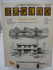 Vtg 1975 Duplex Income Home Plans Builder 164 Customized Multi-Family Designs