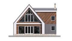 43’x29’ Cozy A-Frame Cabin, 3-Beds, 4 Baths, Garage, 1775SF PDF Download