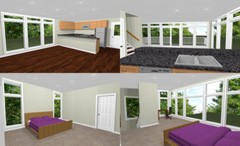 24×24 House — 1 Bedroom 1.5 Bath — PDF FloorPlan — 1,066 sqft — Model 10C