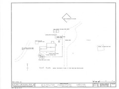 Cape Cod colonial house plan, 1 story w/ attic, side extension