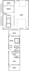 36×40 Apartment with 1-Car 1-RV Garage — PDF Floor Plan — 902 sqft — Model 1C