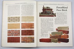 Vintage Beauty in Brick Home House Plans Catalog circa 1920s Clinton Face Brick