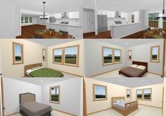 60×30 House — 4 bedroom 3 Bath — 1,800 sqft — PDF Floor Plan — Model 4B