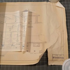 MCM 1966 House Blueprint Plans W.D. Farmer Homes Plan #246 1220 sf 60s Ranch Vtg