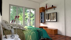 33×26 Feet House Plans 10×8 Meter 3 Beds 2 Baths Shed Roof (A4 Hard Copy)