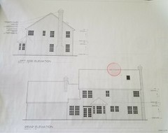 (2) Sets of Blueprints – House Plans 2846 sqft Saltbox Traditional Colonial Home