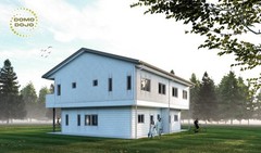 Countryside Dwelling Duplex Plans – PDF Downloadable Blueprint