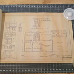 MCM 1966 House Blueprint Plans W.D. Farmer Homes Plan #246 1220 sf 60s Ranch Vtg